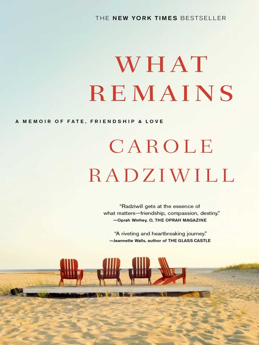 Title details for What Remains by Carole Radziwill - Wait list